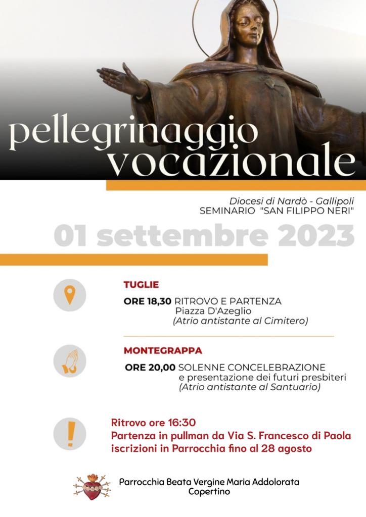 Pellegrinaggio Diocesano 1 settembre 2023