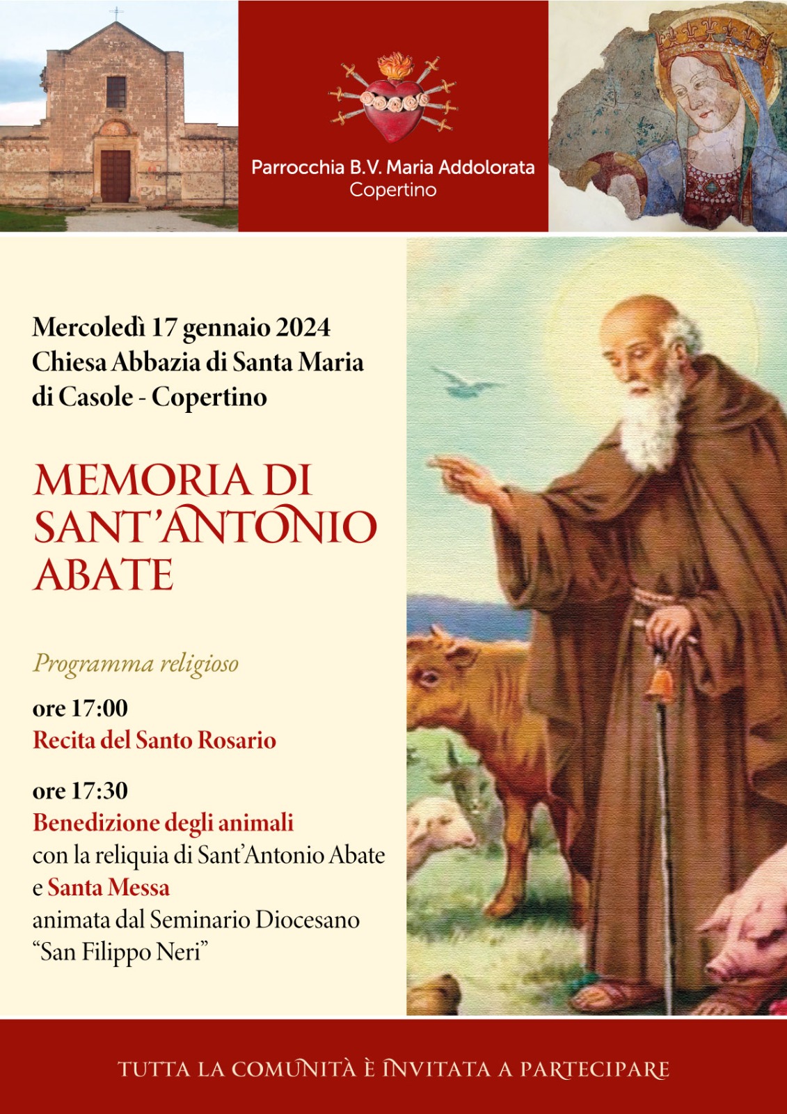 Memoria Liturgica di Sant’Antonio Abate