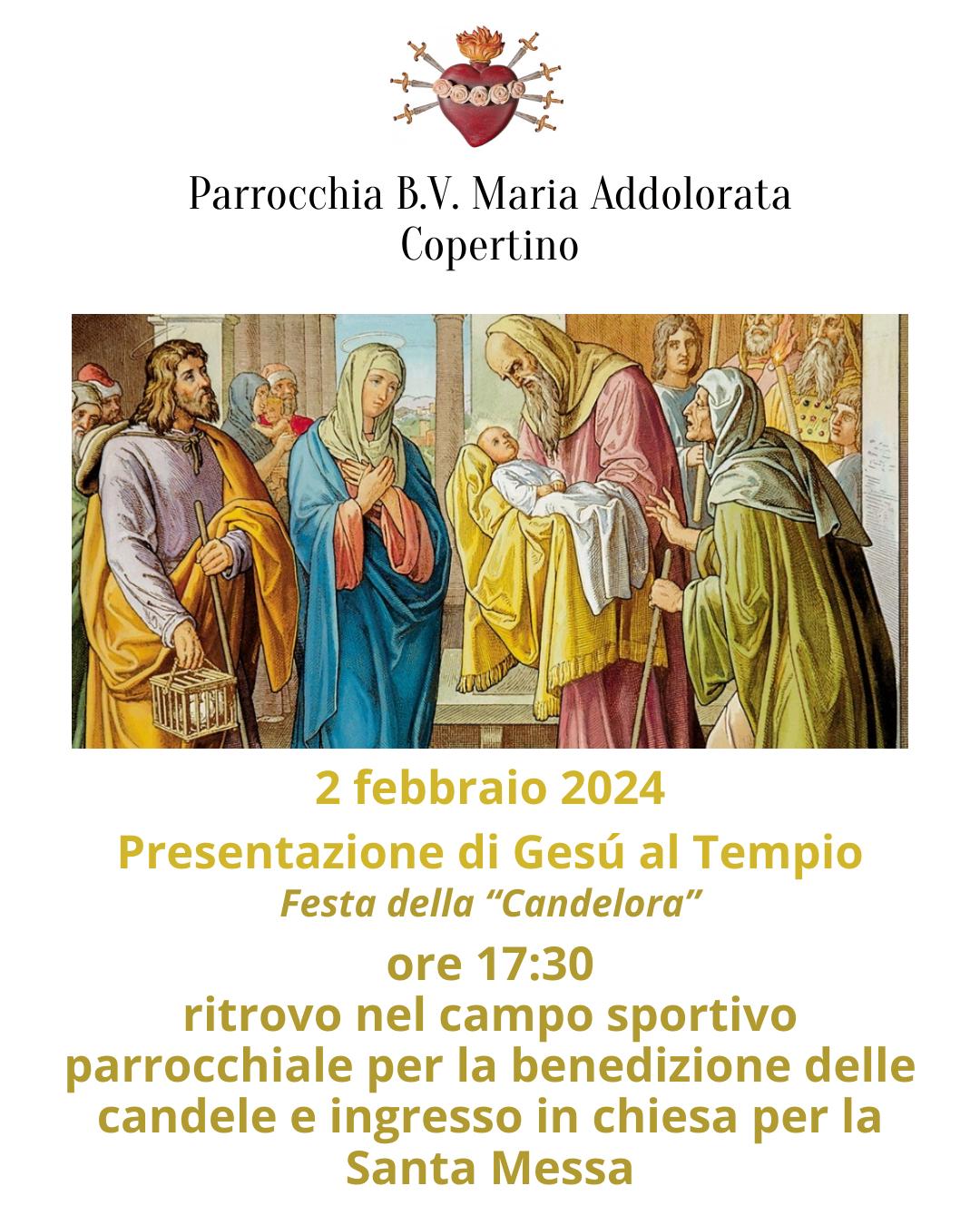 Festa della Presentazione di Gesù al Tempio